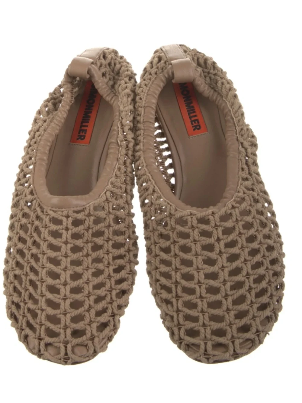 Simon Miller Riad Crochet Flats in a neutral color